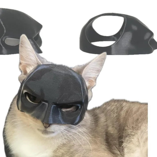 Bat Cat Halloween Mask