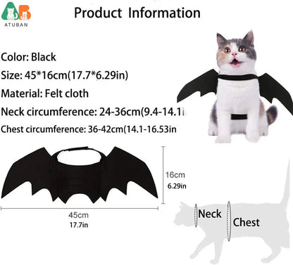 Wings Halloween Costume For Cats